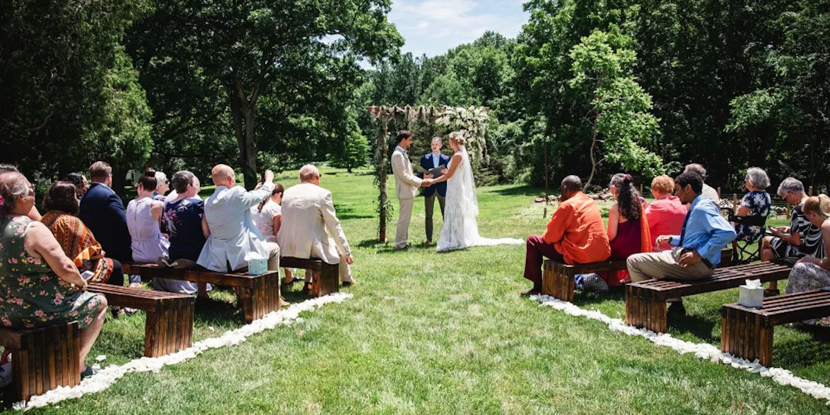 creating seating for a large wedding